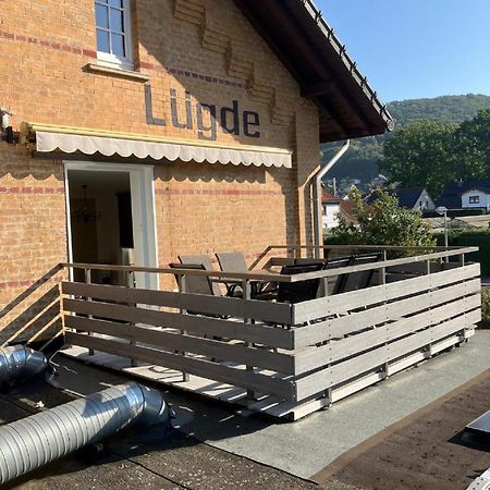 Ferienwohnung Im Bahnhof Luegde Luaran gambar